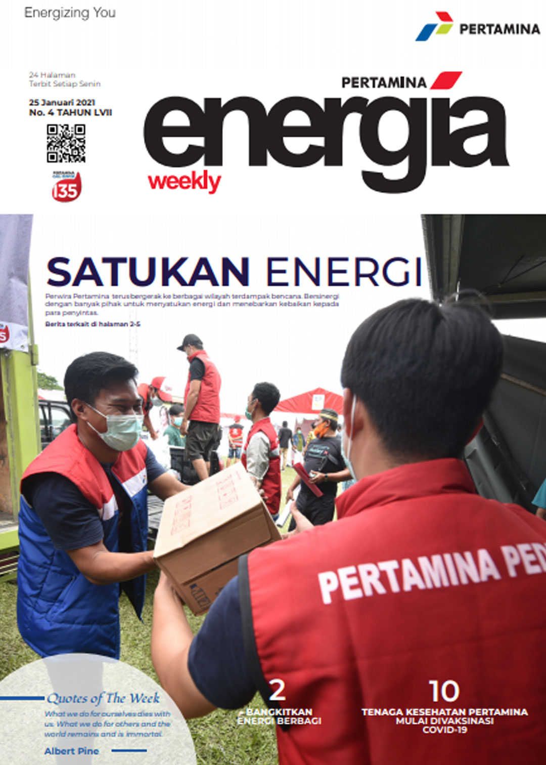 Energia Weekly 4th Week of January 2021