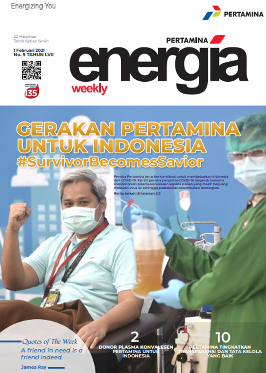 Energia Weekly 1st Week of February 2021