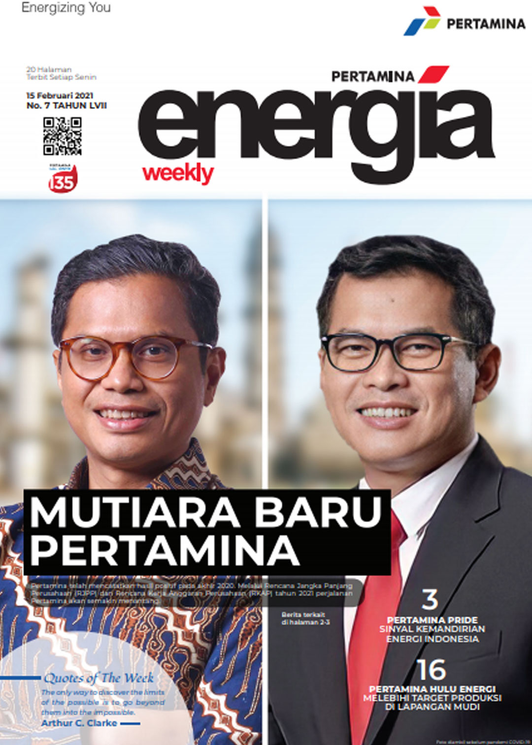 Energia Weekly 3rd Week of February 2021