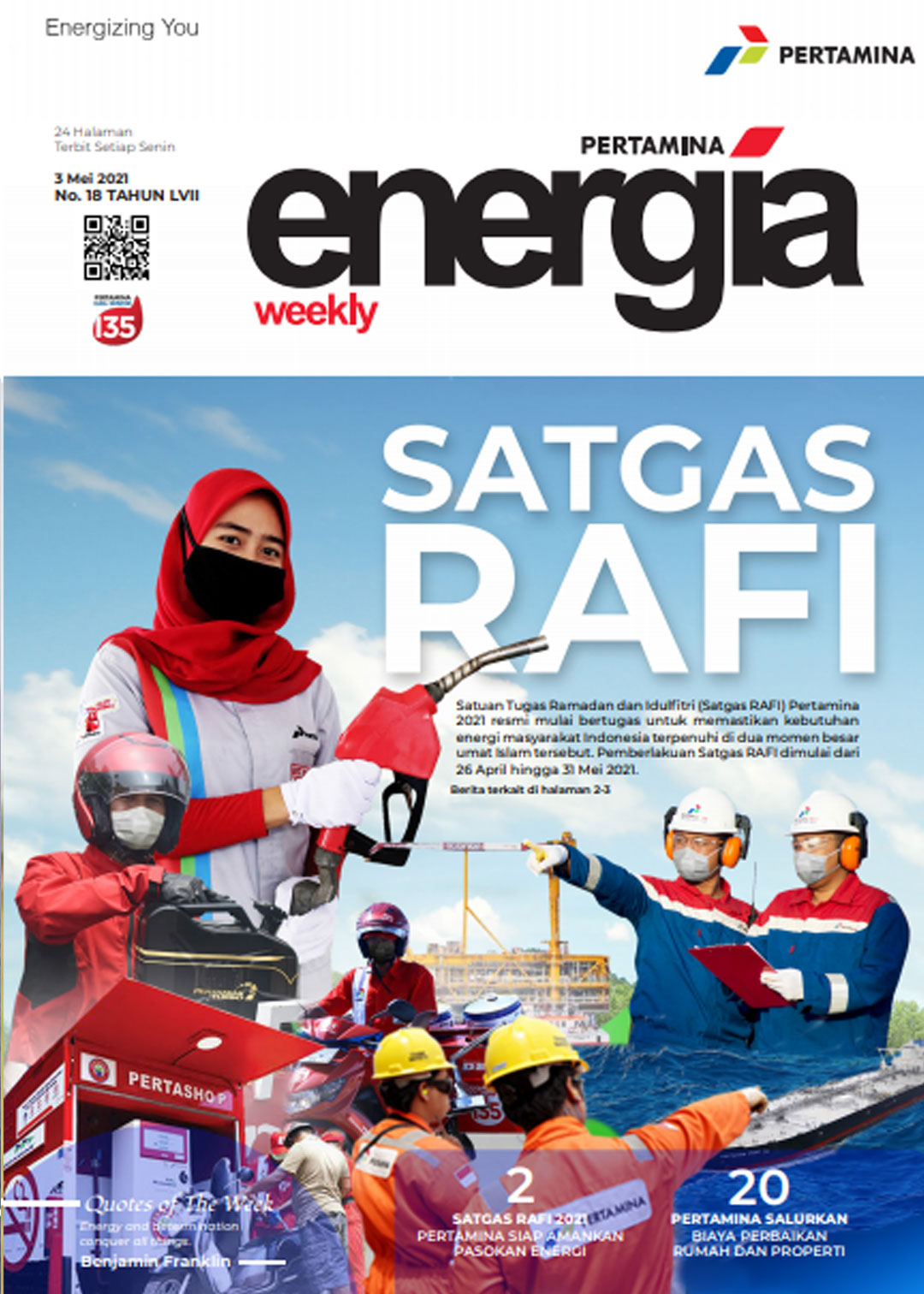 Energia Weekly 1st Week of May 2021