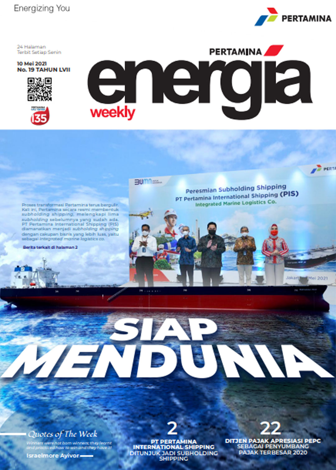 Energia Weekly 2nd Week of May 2021