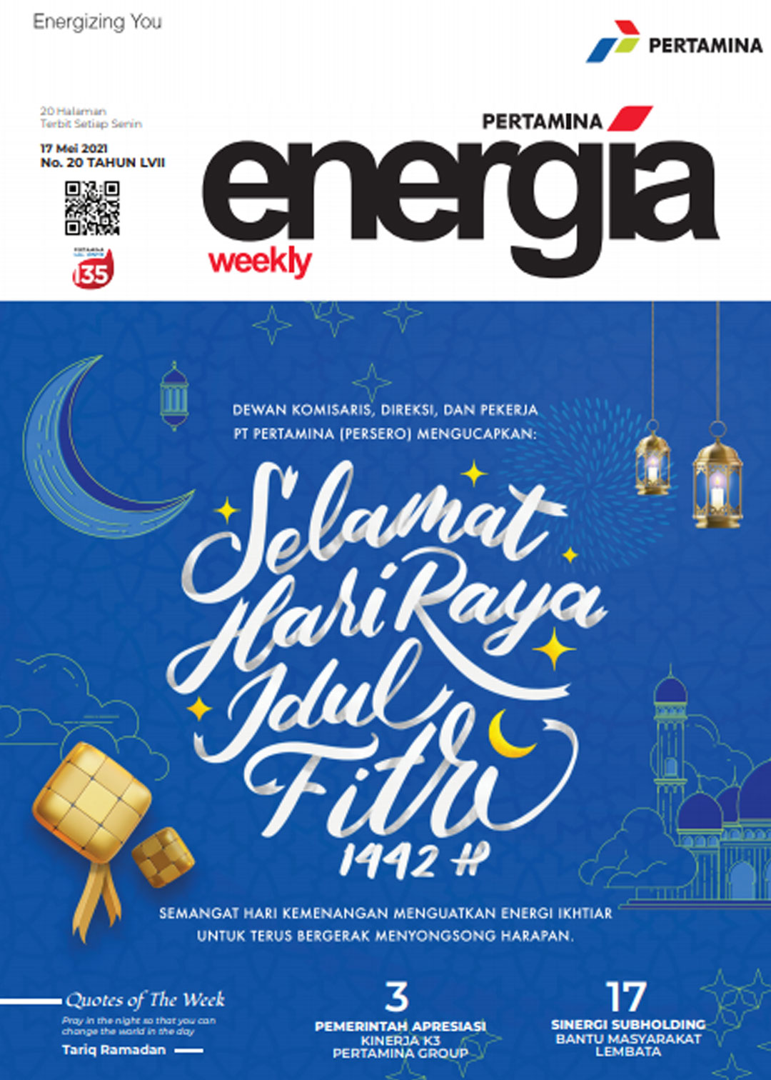 Energia Weekly 3rd Week of May 2021