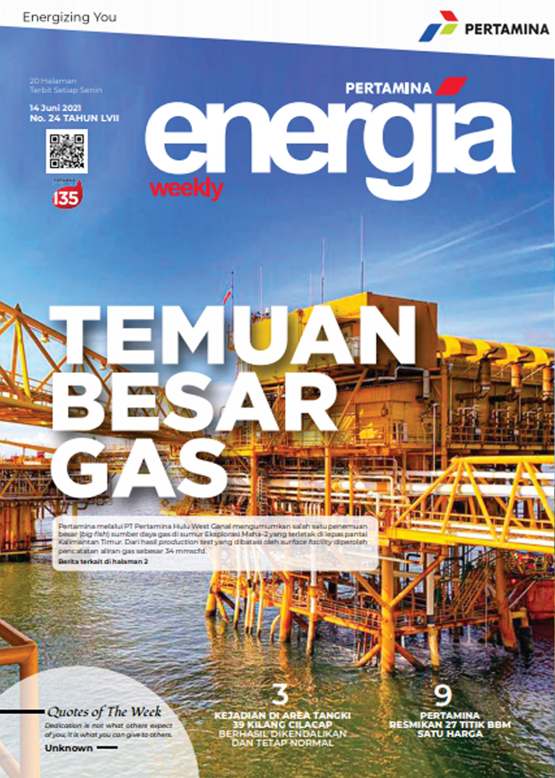 Energia Weekly 2nd Week of June 2021
