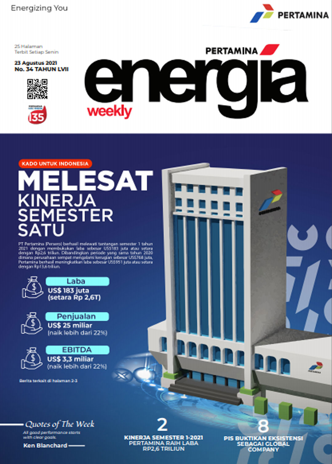 Energia Weekly 4th Week of August 2021