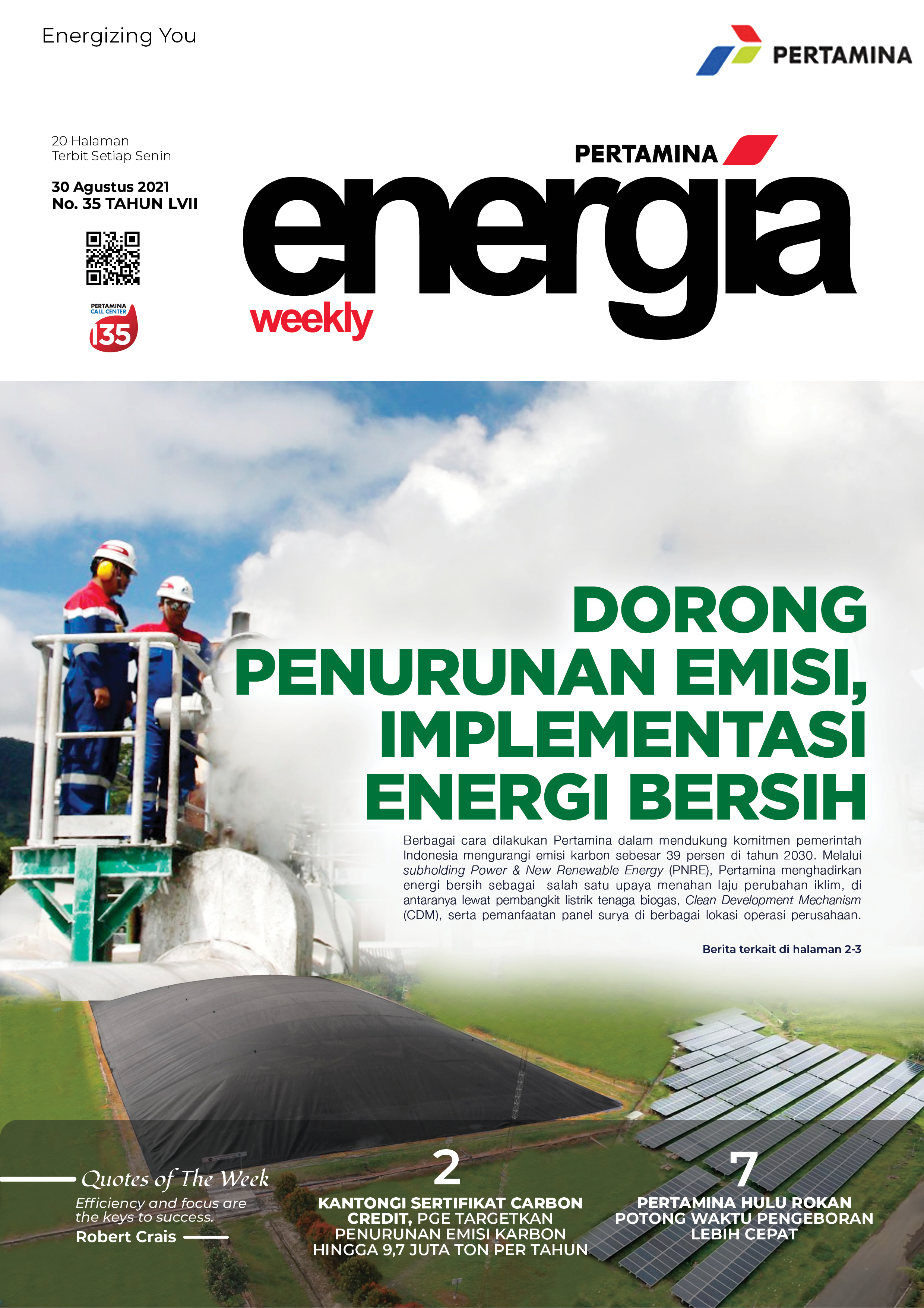 Energia Weekly 5th Week of August 2021