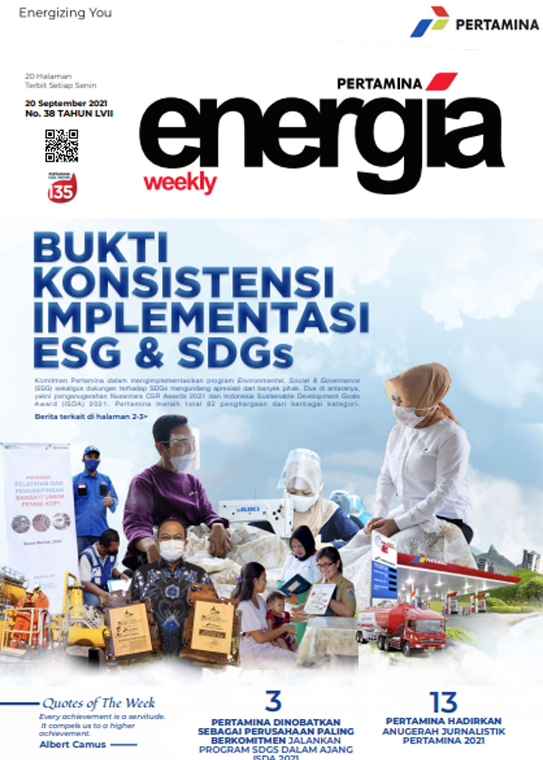 Energia Weekly 3rd Week of September 2021