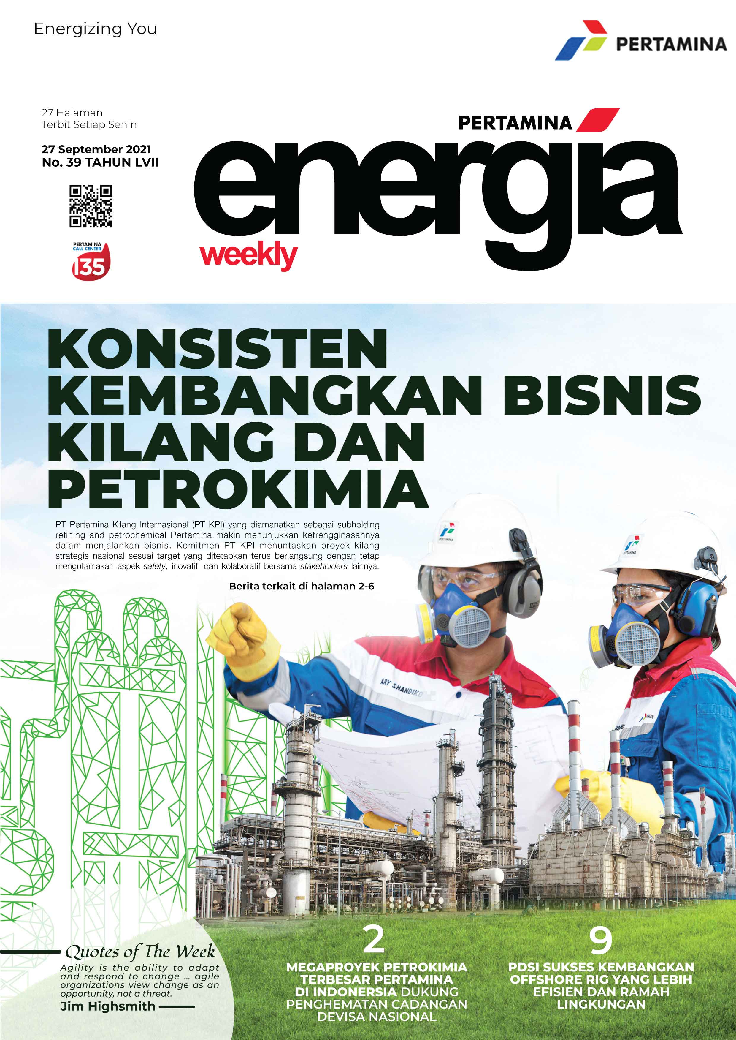 Energia Weekly 4th Week of September 2021