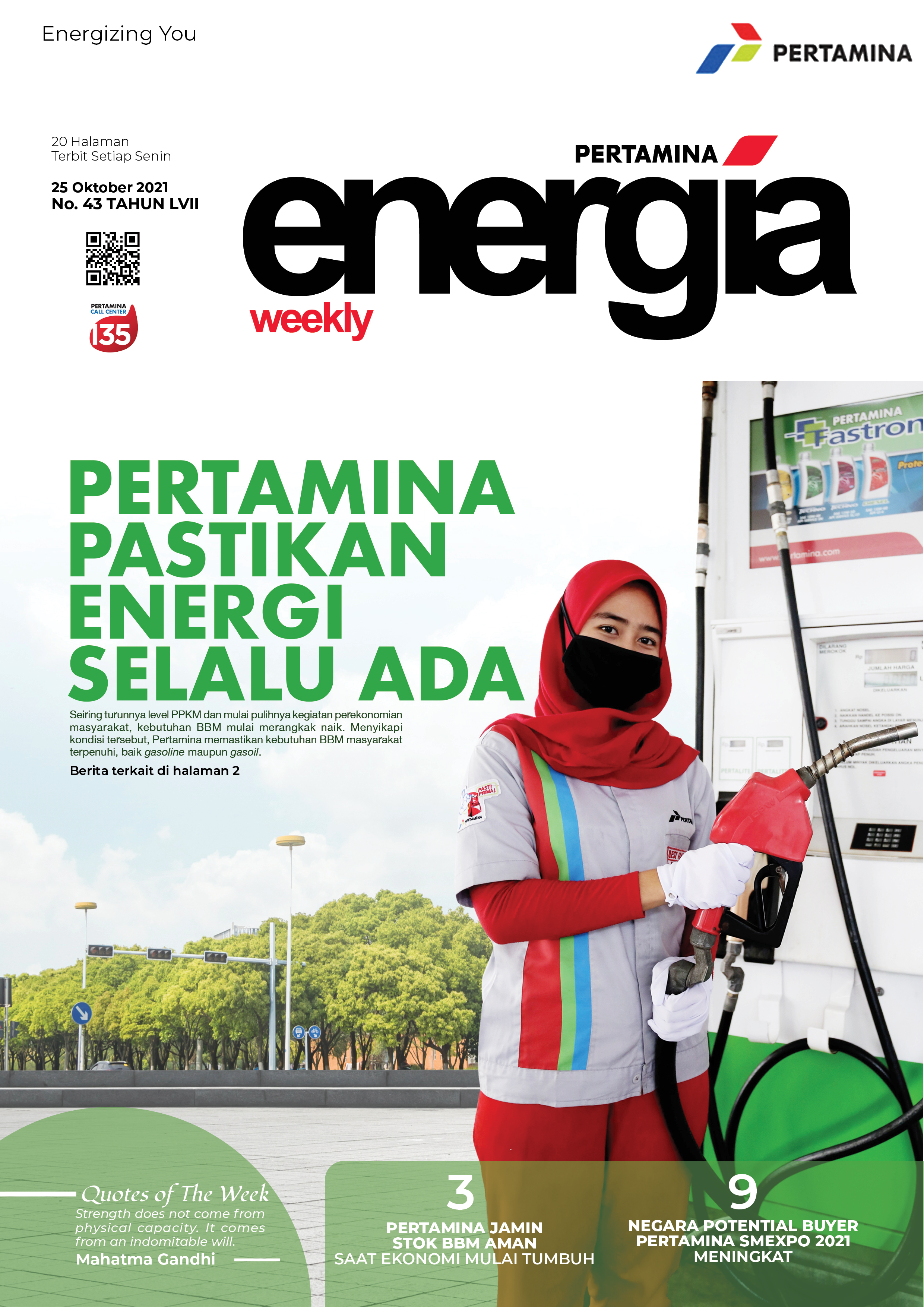 Energia Weekly 4th Week of October 2021