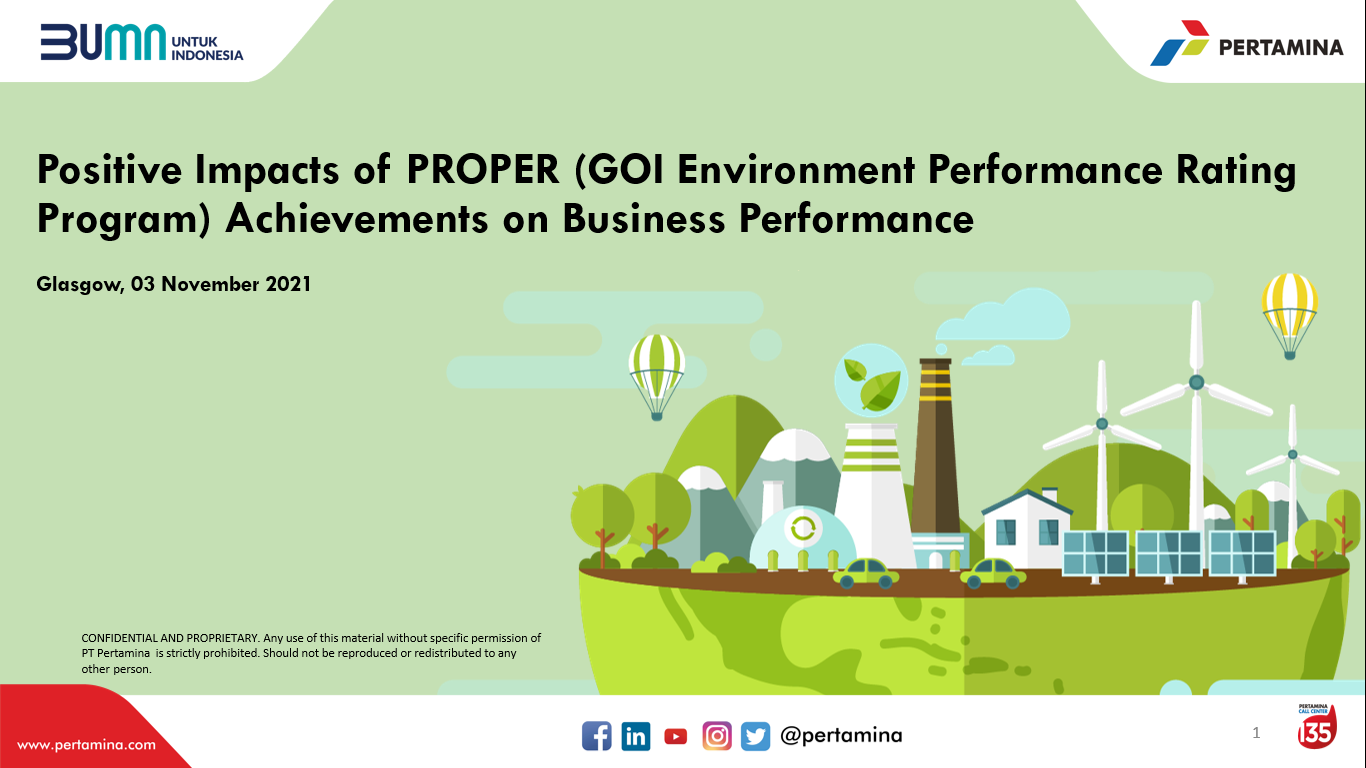 Positive Impacts of PROPER (GOI Environment Performance Rating Program) Achievements on Business Performance