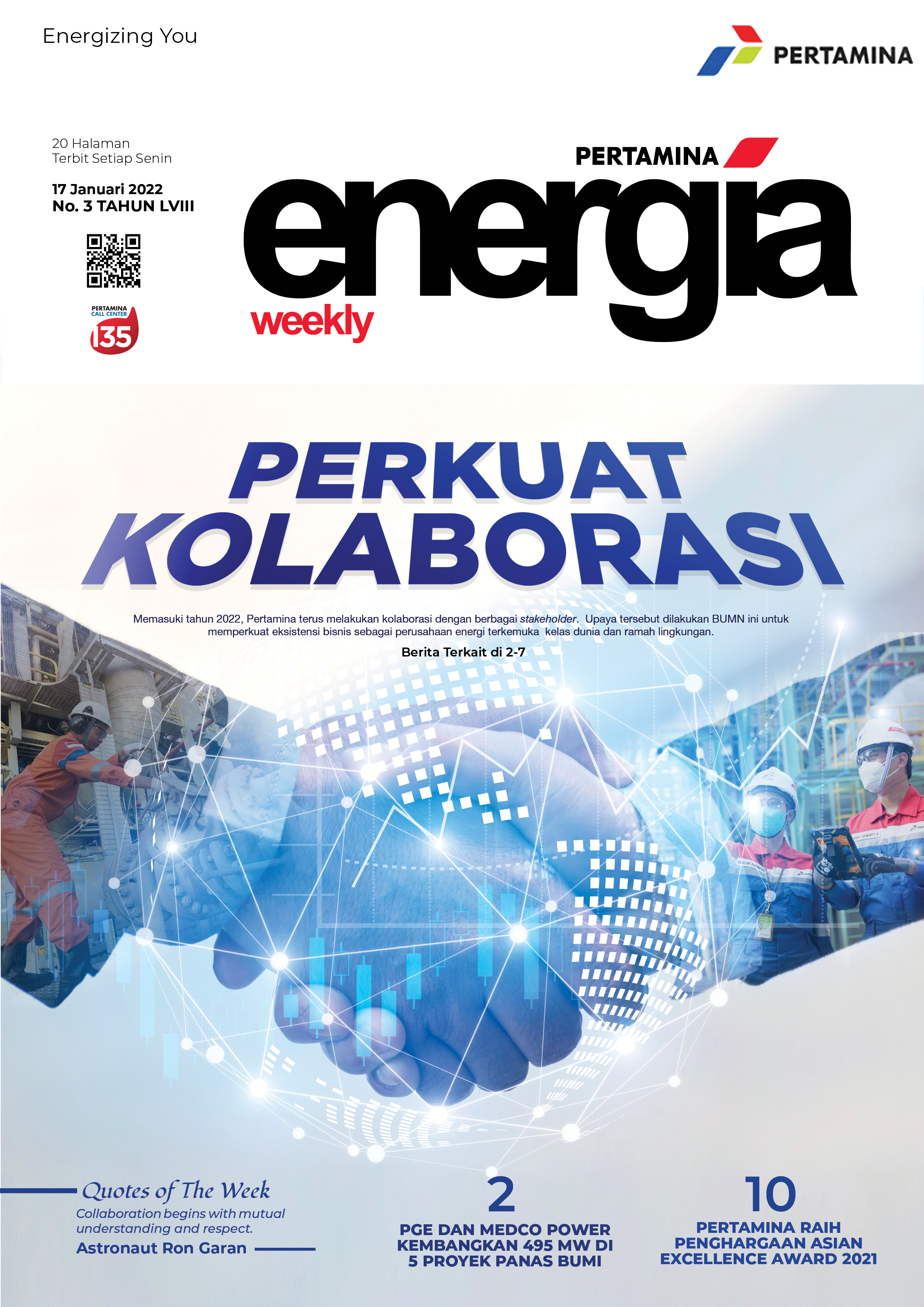 Energia Weekly 3rd Week of January 2022