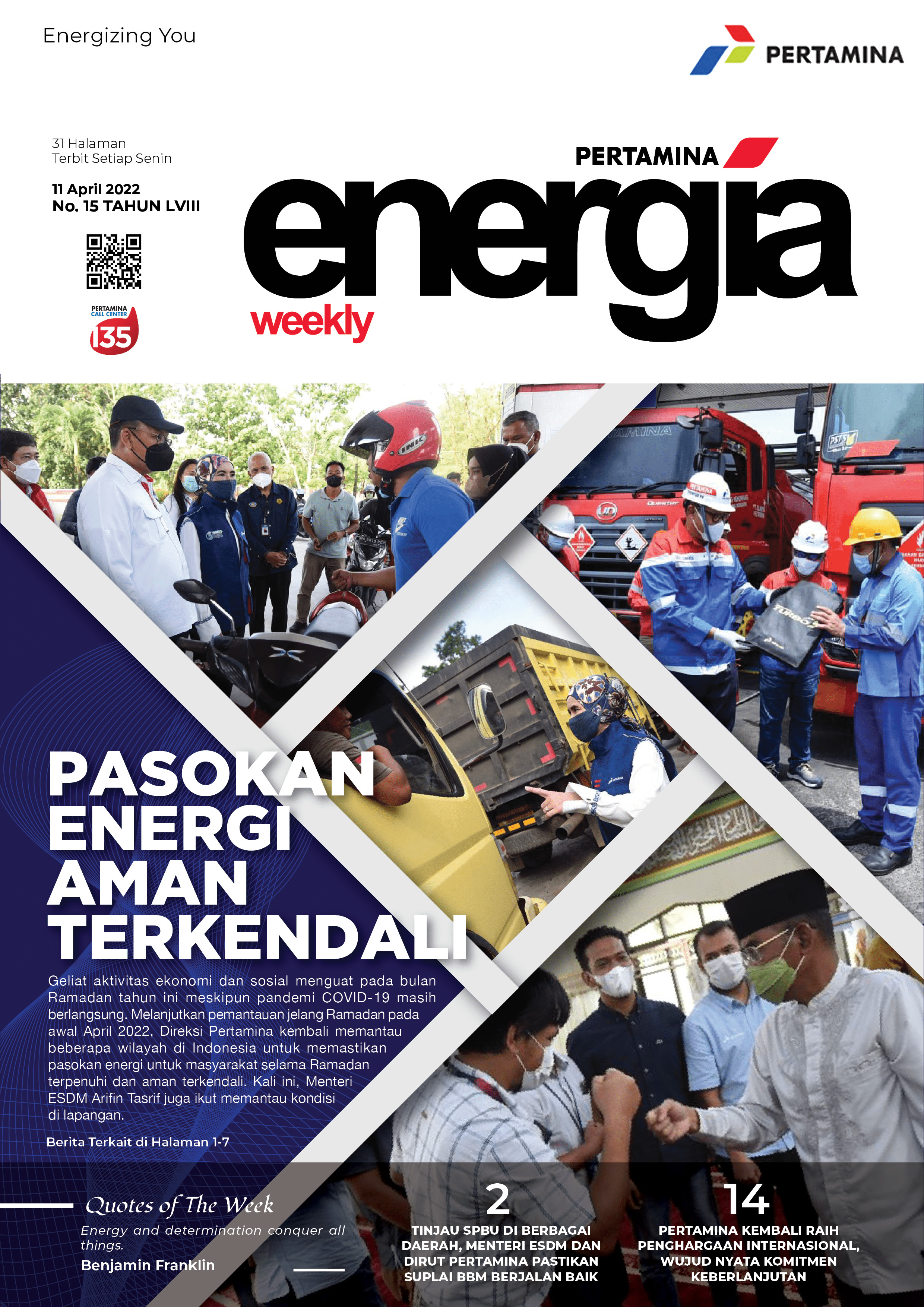 Energia Weekly 2nd Week of April 2022