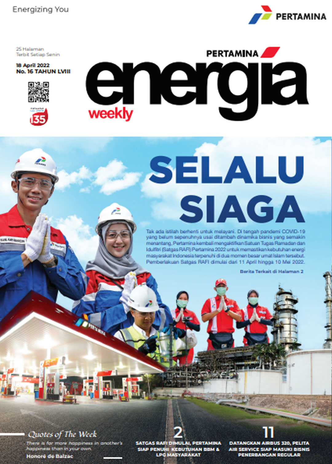 Energia Weekly 3rd Week of April 2022