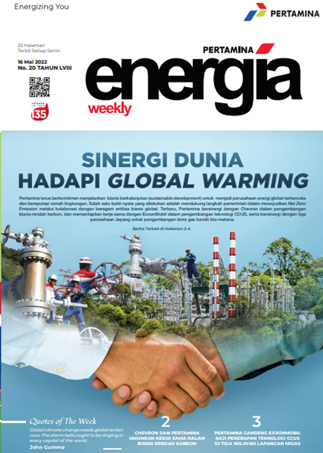 Energia Weekly 3rd Week of May 2022