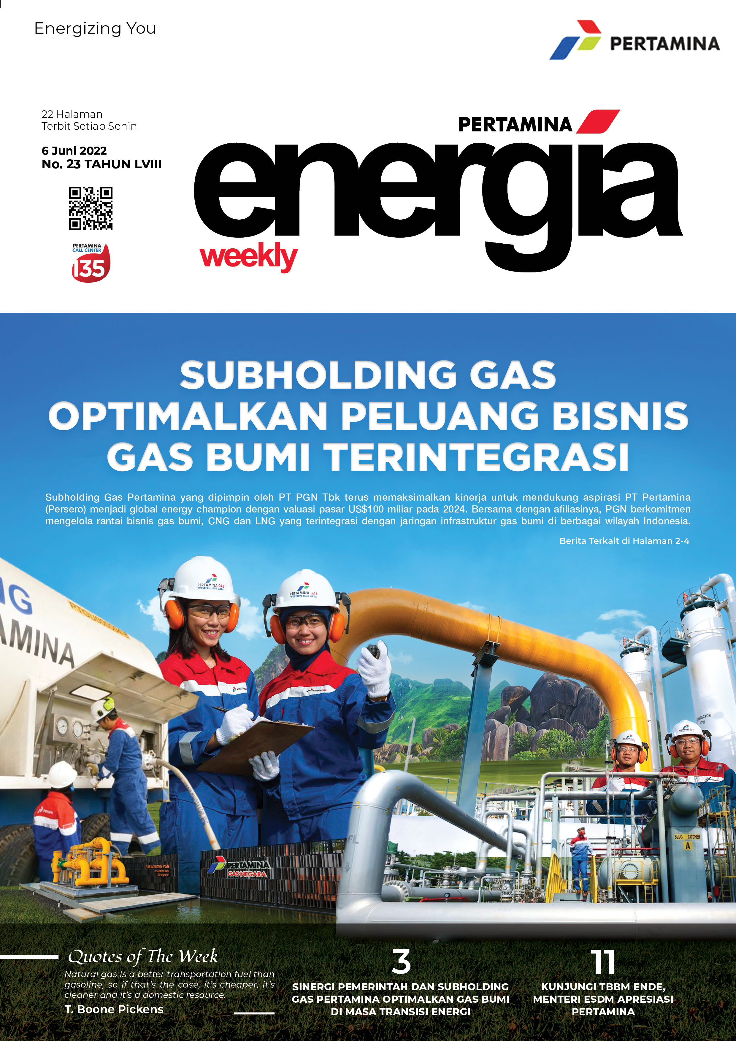 Energia Weekly 1st Week of June 2022