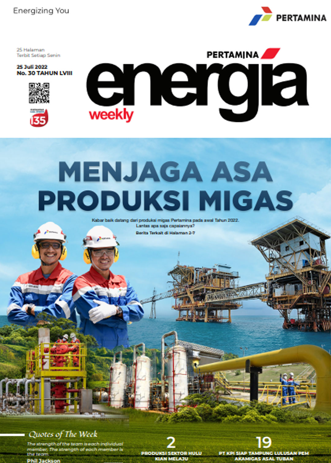 Energia Weekly 4th Week of July 2022