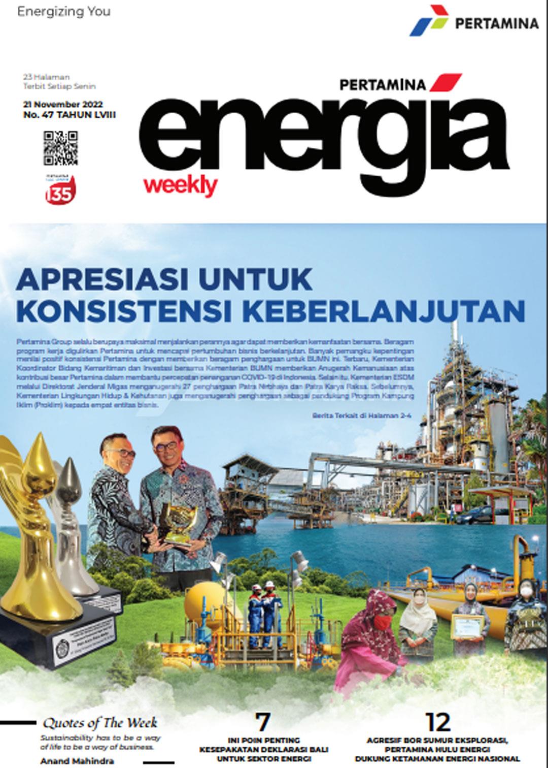 Energia Weekly 3rd Week of November 2022