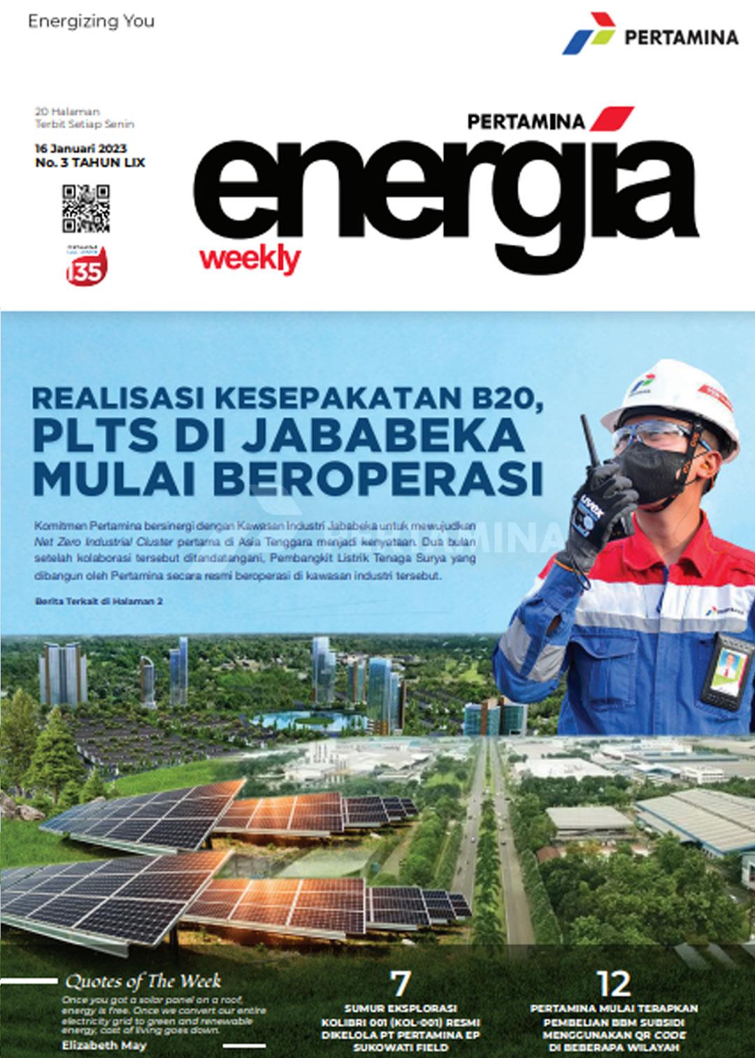 Energia Weekly 3rd Week of January 2023