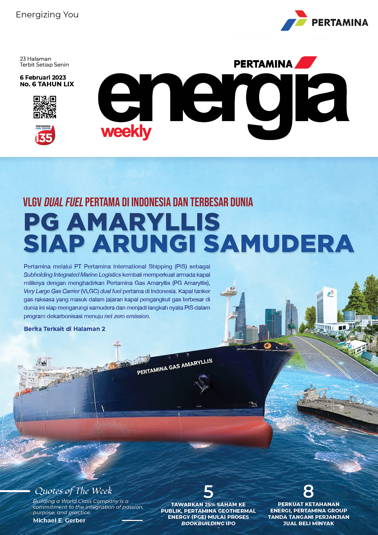 Energia Weekly 1st Week of February 2023