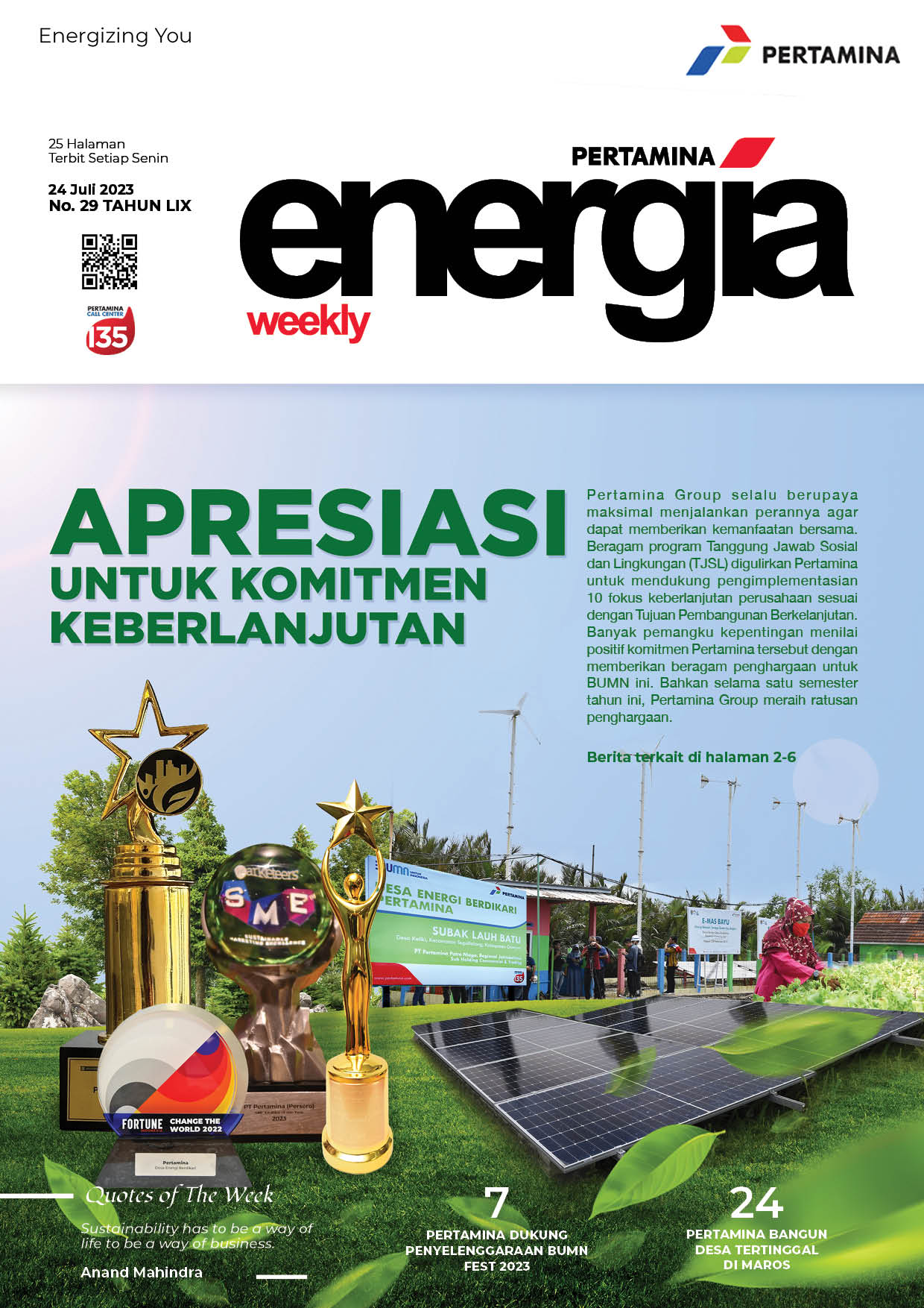 Energia Weekly 4th Week of July 2023