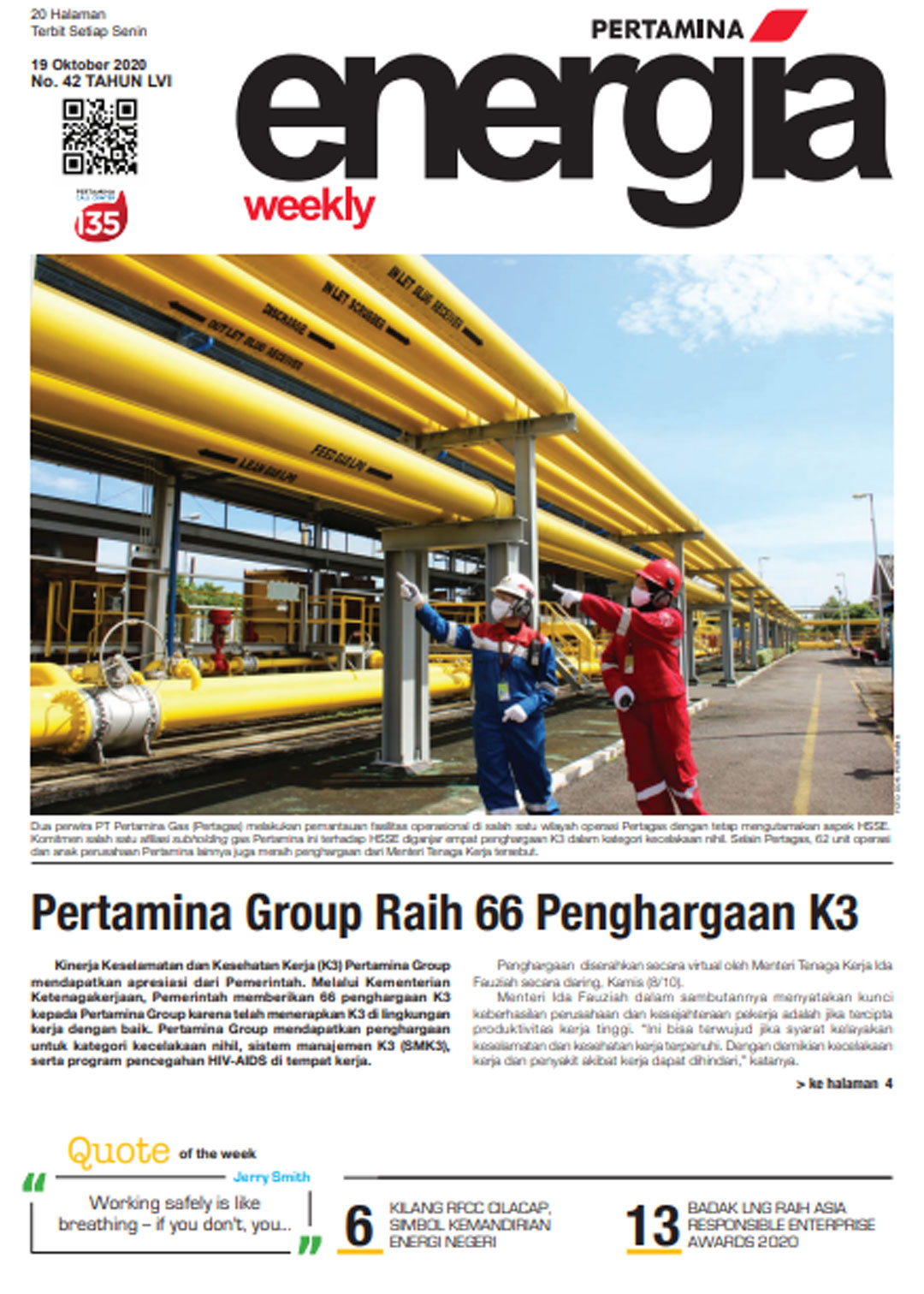 Energia Weekly 3rd Week of October 2020