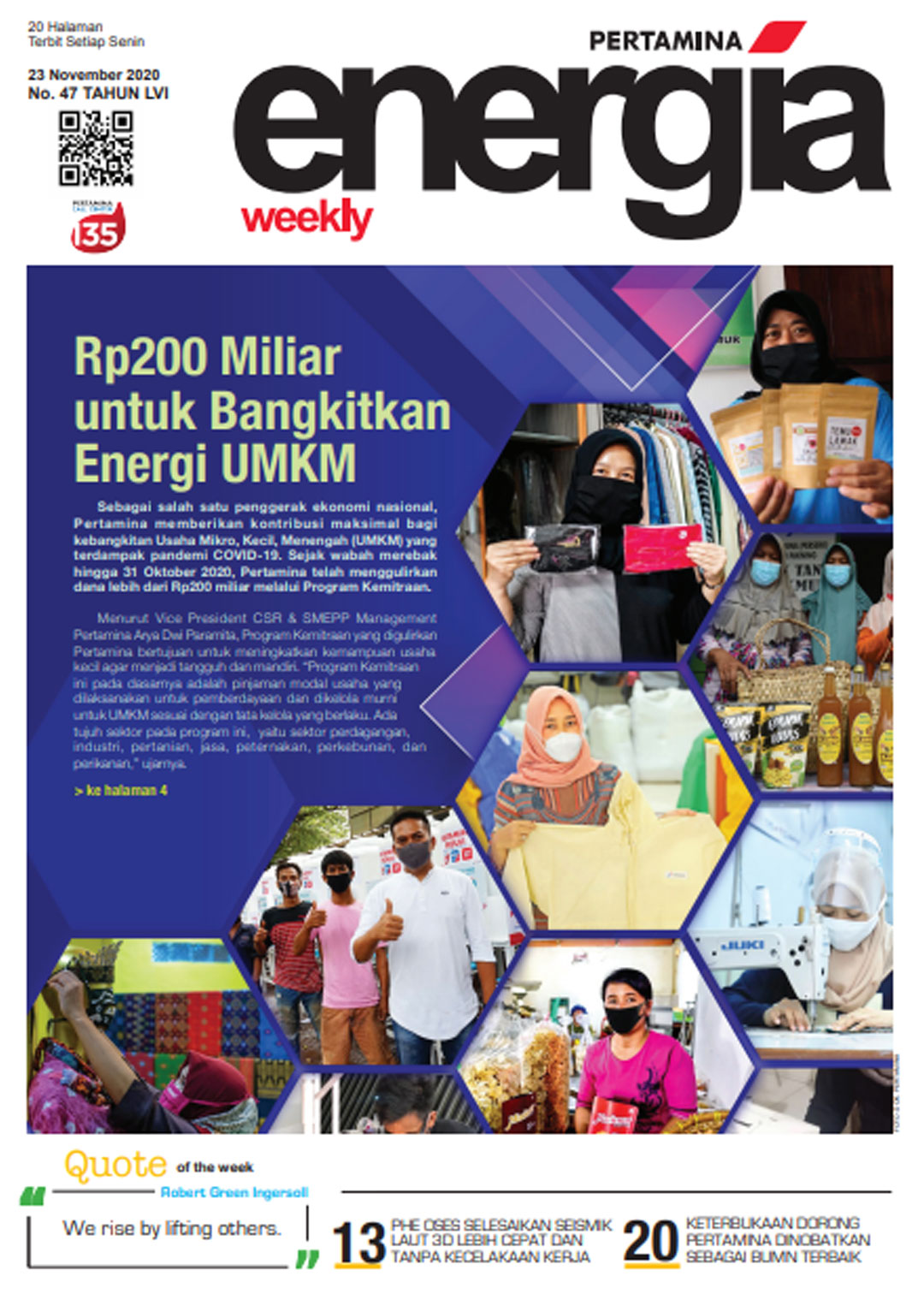 Energia Weekly 4th Week of November 2020
